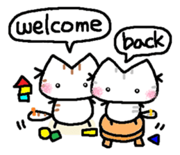 Kitten of a pretty heart (English ver.2) sticker #7435441