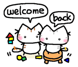 Kitten of a pretty heart (English ver.2) sticker #7435441