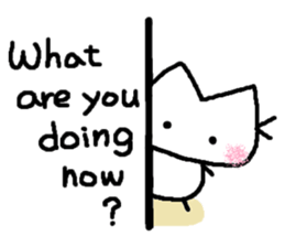 Kitten of a pretty heart (English ver.2) sticker #7435442