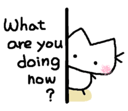 Kitten of a pretty heart (English ver.2) sticker #7435442