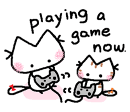 Kitten of a pretty heart (English ver.2) sticker #7435444