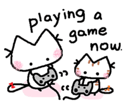 Kitten of a pretty heart (English ver.2) sticker #7435444