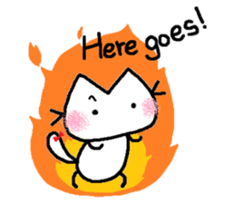 Kitten of a pretty heart (English ver.2) sticker #7435448