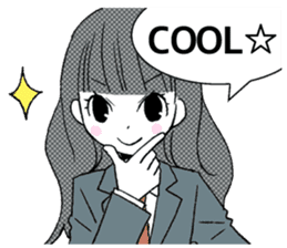 Japanese school girls2 (English version) sticker #7435706