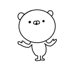 The unusual bear sticker #7436132