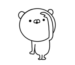 The unusual bear sticker #7436134