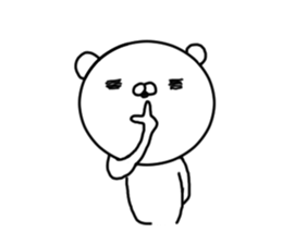 The unusual bear sticker #7436164