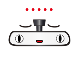 Mr.Inner rear-view mirror. Japanese.ver sticker #7436247