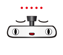 Mr.Inner rear-view mirror. Japanese.ver sticker #7436247