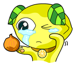 Lemon cat sticker #7436377