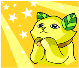 Lemon cat sticker #7436389