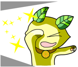 Lemon cat sticker #7436391