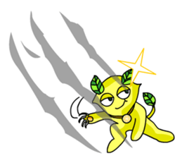 Lemon cat sticker #7436399