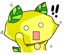 Lemon cat sticker #7436400