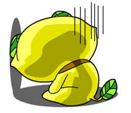 Lemon cat sticker #7436402