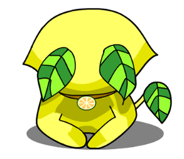 Lemon cat sticker #7436403