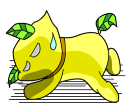 Lemon cat sticker #7436405