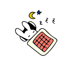 Simple bunny sticker #7436571