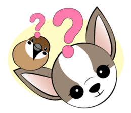 Message from dog cat bird sticker #7437129