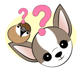 Message from dog cat bird sticker #7437129