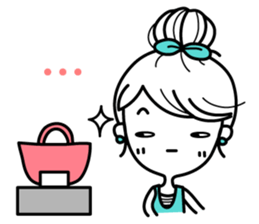 Miss Shopaholic sticker #7437444