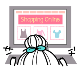 Miss Shopaholic sticker #7437447