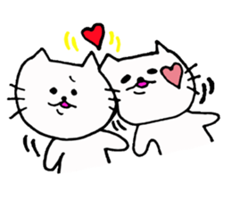 The interesting and cute cat 3 sticker #7437452