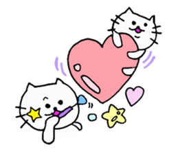 The interesting and cute cat 3 sticker #7437455