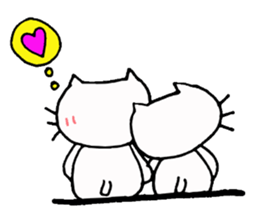 The interesting and cute cat 3 sticker #7437456