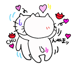 The interesting and cute cat 3 sticker #7437457