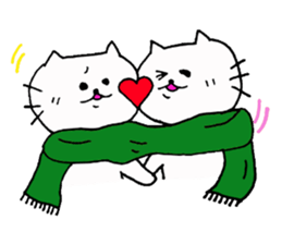 The interesting and cute cat 3 sticker #7437458