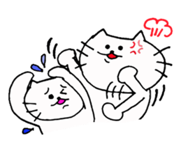 The interesting and cute cat 3 sticker #7437460