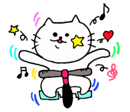 The interesting and cute cat 3 sticker #7437491