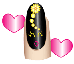 My Finger Nail Art 2 (Love Version) sticker #7437615