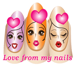My Finger Nail Art 2 (Love Version) sticker #7437618