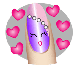 My Finger Nail Art 2 (Love Version) sticker #7437624