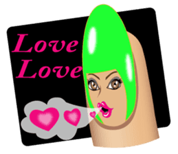 My Finger Nail Art 2 (Love Version) sticker #7437636