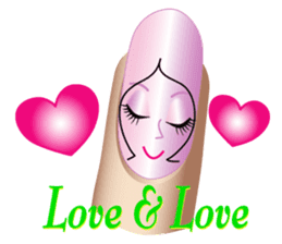 My Finger Nail Art 2 (Love Version) sticker #7437637