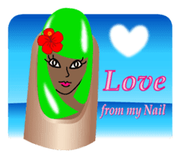 My Finger Nail Art 2 (Love Version) sticker #7437639
