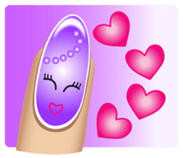 My Finger Nail Art 2 (Love Version) sticker #7437640