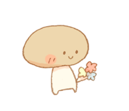 More!! Cute Mushroom!! sticker #7438252