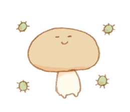 More!! Cute Mushroom!! sticker #7438254