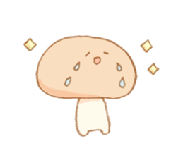 More!! Cute Mushroom!! sticker #7438256