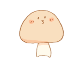 More!! Cute Mushroom!! sticker #7438261