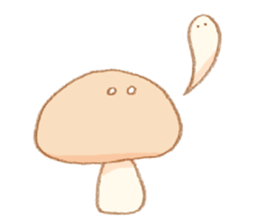 More!! Cute Mushroom!! sticker #7438262