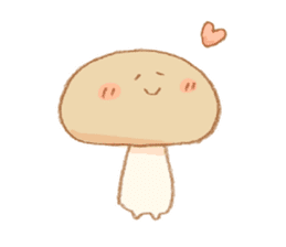 More!! Cute Mushroom!! sticker #7438267