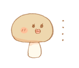 More!! Cute Mushroom!! sticker #7438271