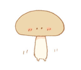 More!! Cute Mushroom!! sticker #7438273