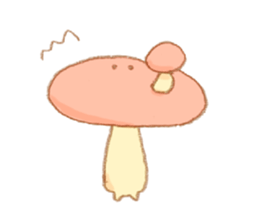 More!! Cute Mushroom!! sticker #7438274