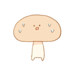 More!! Cute Mushroom!! sticker #7438278